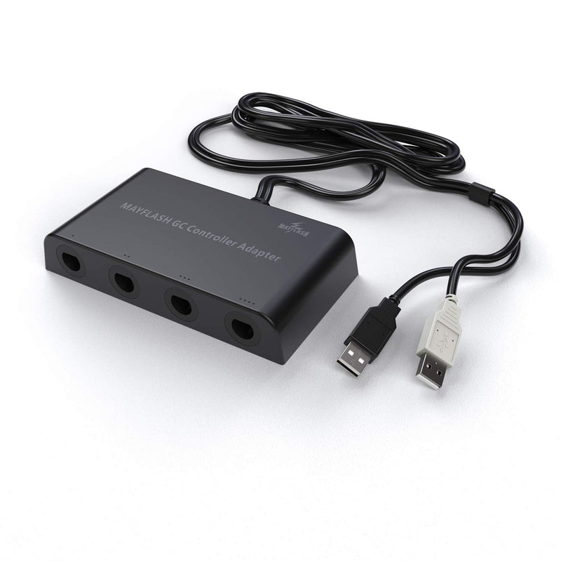  [AUSTRALIA] - Mayflash GameCube Controller Adapter for Wii U, PC USB and Switch, 4 Port