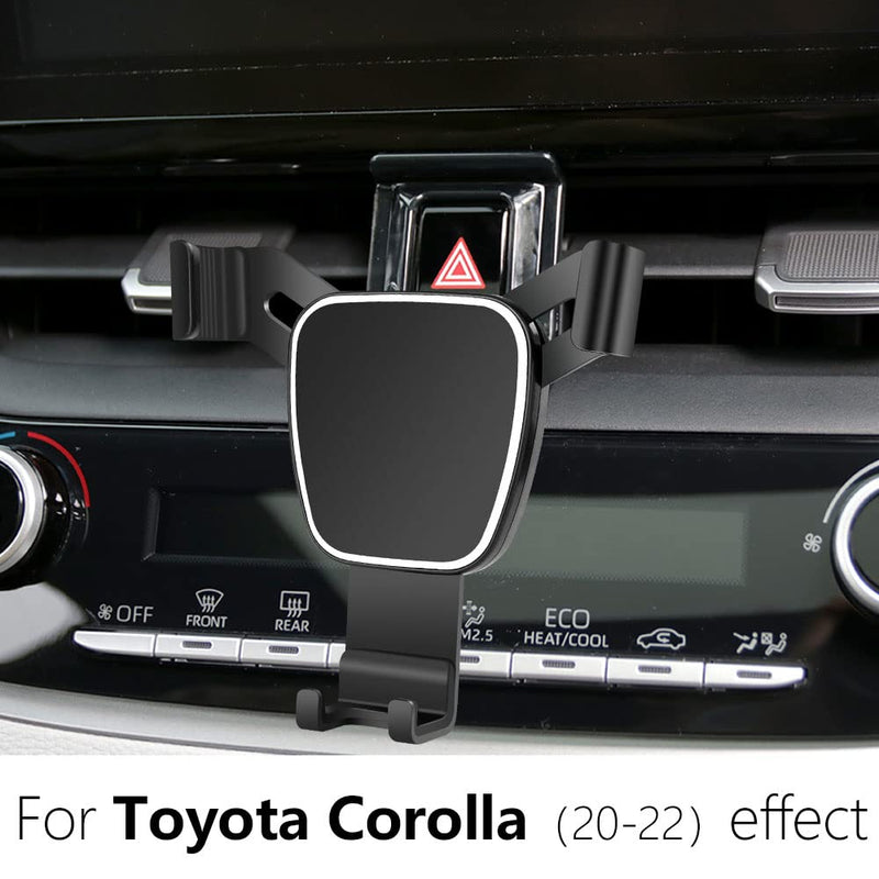  [AUSTRALIA] - LUNQIN Car Phone Holder for 2020-2023 Toyota Corolla GR Corolla Auto Accessories Navigation Bracket Interior Decoration Mobile Cell Phone Mount for Corolla 2020-2023