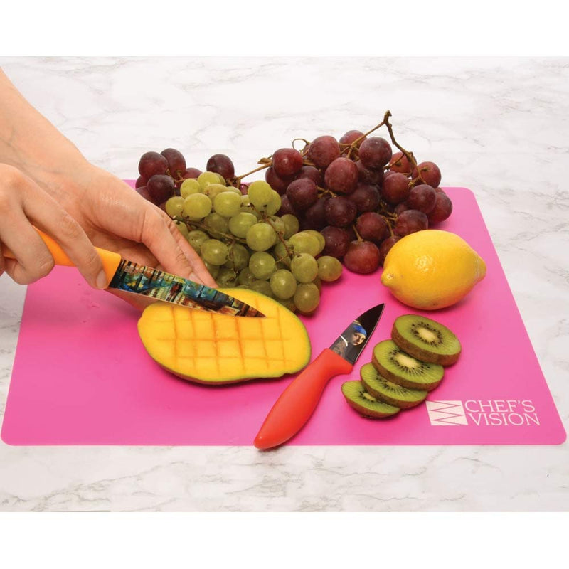  [AUSTRALIA] - Slice Bright Flexible Cutting Mats are the Smarter, Faster and Easier Way to Prepare Your Food. Set of six Colorful Mats. From The Chef’s Vision Kitchen to Yours.