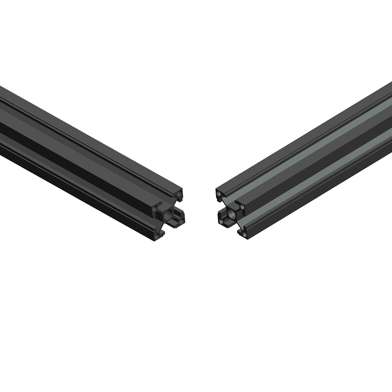  [AUSTRALIA] - Black 2020 Aluminum Extrusion Profile Four Holes Linear Rail 2020 Aluminum Profile Frame Machine DIY 3D Printer Workbench CNC (300mm) 4PCS Black 300mm