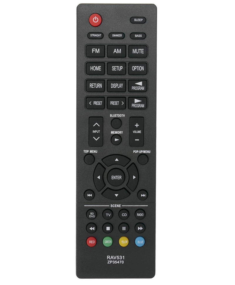  [AUSTRALIA] - AIDITIYMI RAV531 ZP35470 Remote Control Replace Fit for Yamaha AV Receiver RXV379 RXV379BL RXV381 RXV381BL RXV479 RXV579 TSR5790 TSR5790BL RX-V379 RX-V379BL RX-V381 RX-V381BL RX-V479 RX-V579 TSR-5790