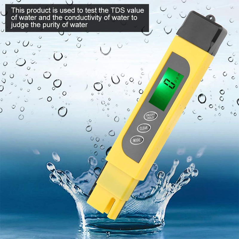 Water Quality Measuring Instrument, Tds Meter Ph Meter Moisture Meter Measurement Range 0 to 4999 Ppm Ppm Hydroponic Research Water Quality Inspection Device - LeoForward Australia