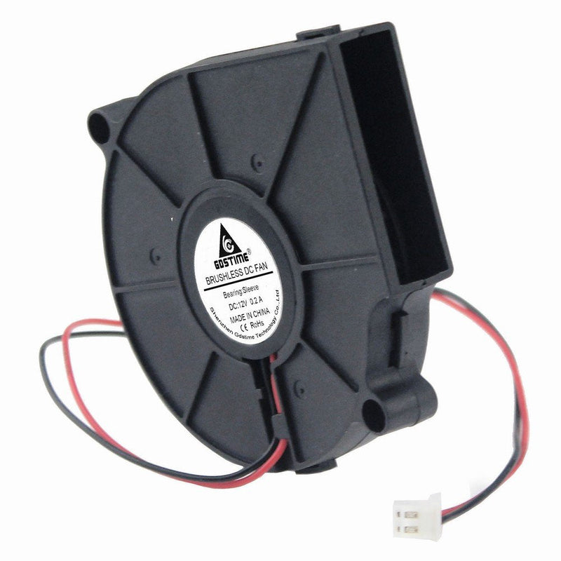  [AUSTRALIA] - GDSTIME 75mm x 15mm 7515 Dc 12 Volt Brushless Blower Cooling Fan