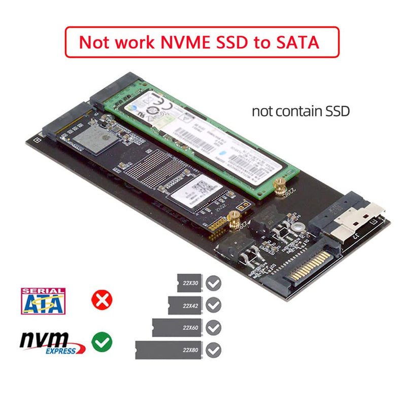  [AUSTRALIA] - NFHK Dual 2X NVME M.2 AHCI to PCIE Express 3.0 4.0 Slimline SFF-8654 8X Raid Card VROC Raid0 Hyper Adapter