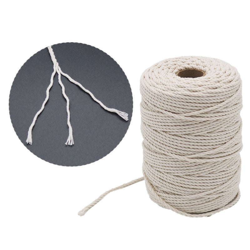  [AUSTRALIA] - Tenn Well 3mm Cotton Twine, 328 Feet Bakers Twine Food Safe Cooking String for Trussing Chicken, Tying up Meat, DIY Crafts