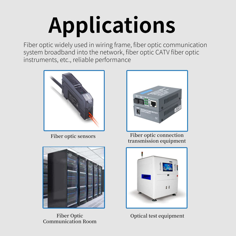  [AUSTRALIA] - Hilitand fiber optic adapter plug single mode 1310-1550nm LC male to SC female optocoupler for digital communication