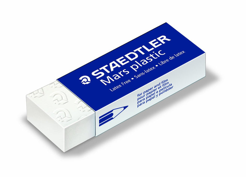 Staedtler Mars Plastic Eraser, 1-Each (52650BK) Blue - LeoForward Australia