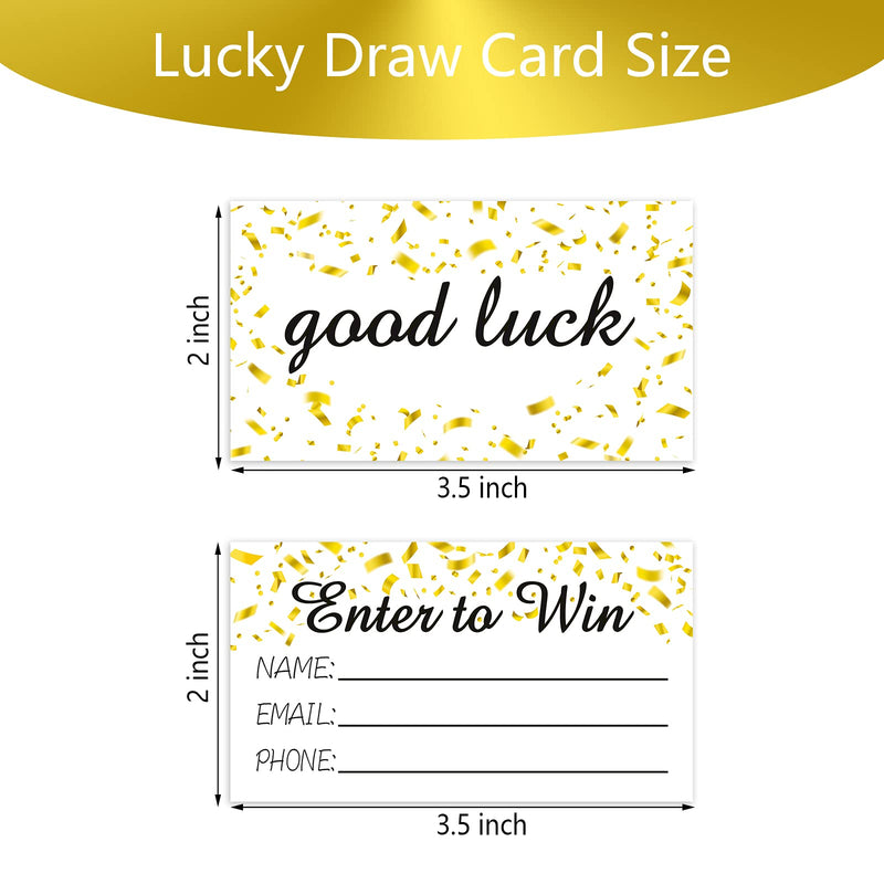  [AUSTRALIA] - 300 Pieces Raffle Tickets 3.5x2 inch Entry Cards Contest, Raffles, Ballot Box, Auction, Great for Fund Raisers, Fairs, Carnivals, and More - with Space for Name, Email Address, and Phone Number Fields