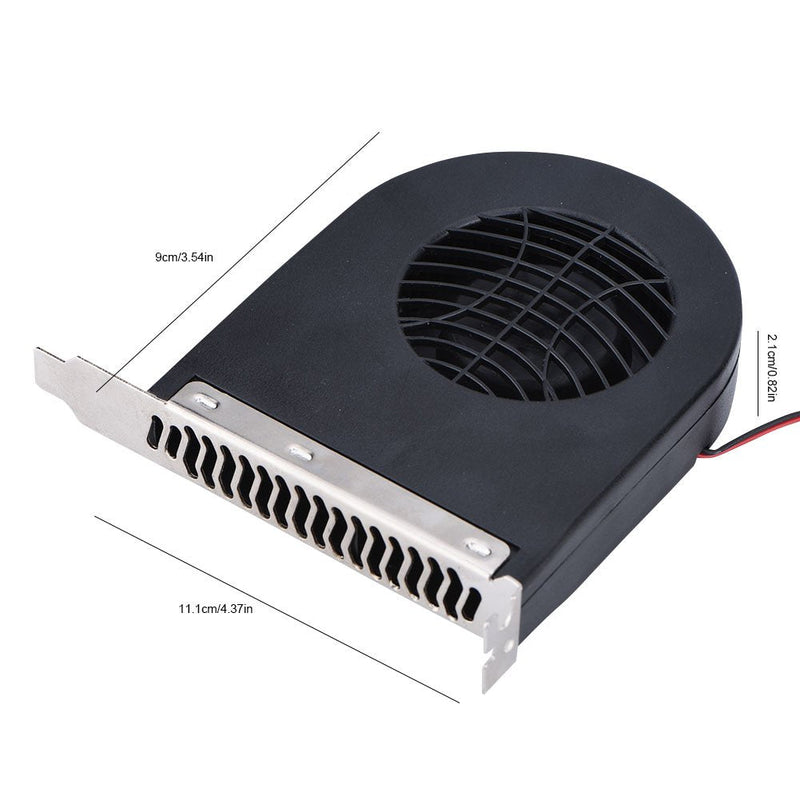  [AUSTRALIA] - Bewinner Cooling Fan for Cooling Video Cards Mini System PCI Slot Blower CPU Case DC Cooling Fan New Cooling Fans PCI for Computer