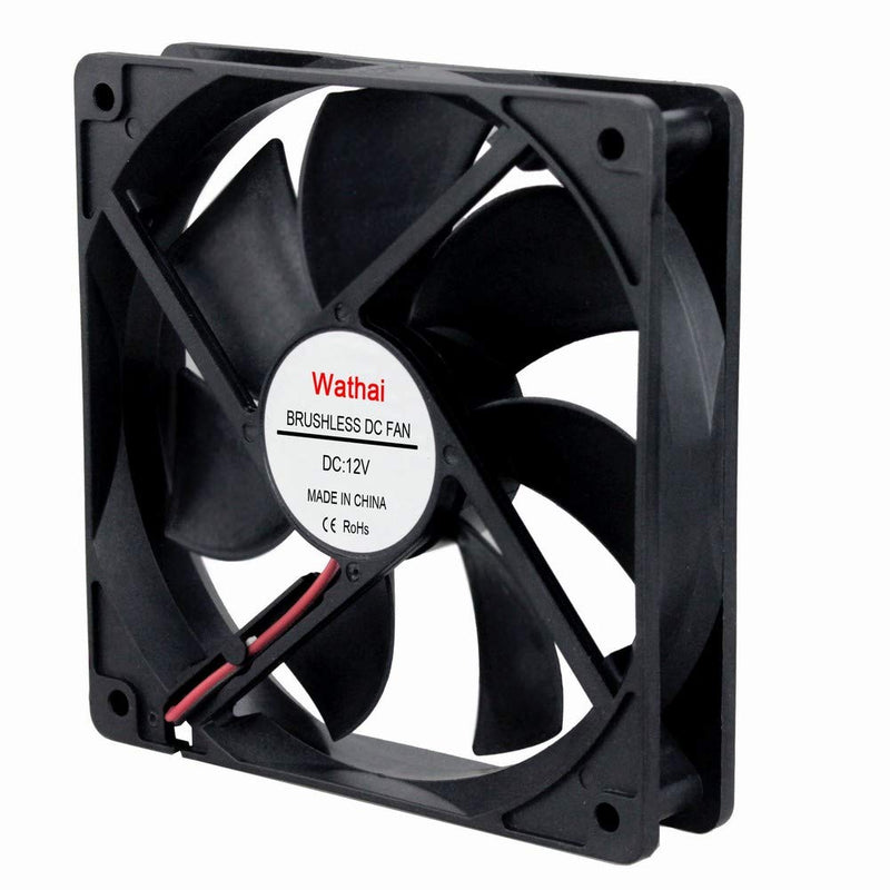  [AUSTRALIA] - Wathai 120mm Fan 120mm x 25mm 4Pin 12V DC Brushless Computer Case Cooling Fan 12V 4Pin 1500RPM