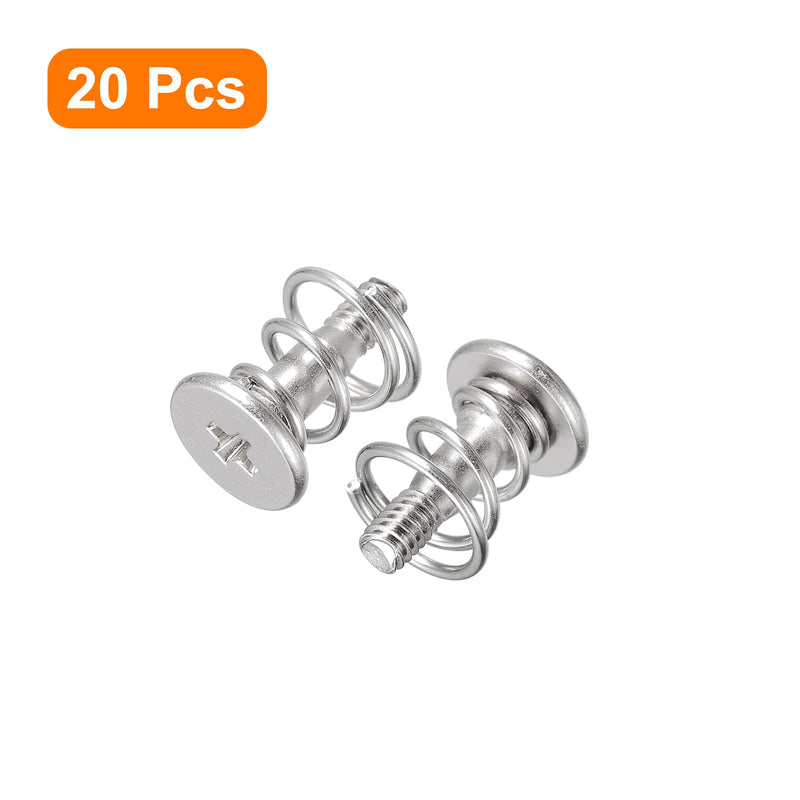  [AUSTRALIA] - uxcell Spring Screws, 20pcs M2x9mm 6mm Spring OD GPU Graphics Card Back Plate Heatsink Screws Computer Fan Fixed Screws M2x9x6mm 20