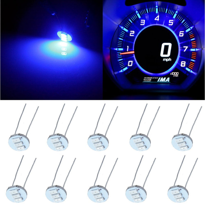  [AUSTRALIA] - SCITOO 10Pcs 4.7mm Dash Light Bulbs Instrument Gauge Cluster Light Bulbs Speedometer Gauge Cluster Lights