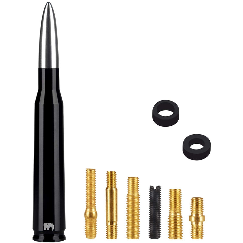  [AUSTRALIA] - ONE250 Bullet Style Antenna, Compatible with Nissan - Titan (2004-2023), Rogue (2008-2021), Frontier (1998-2021), Murano (2002-2014), Navara (2013-2023), Pathfinder (2013-2019) & More (Silver) Silver