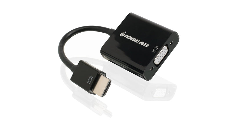 IOGEAR HDMI to VGA Adapter with Audio, GVC311 , black - LeoForward Australia