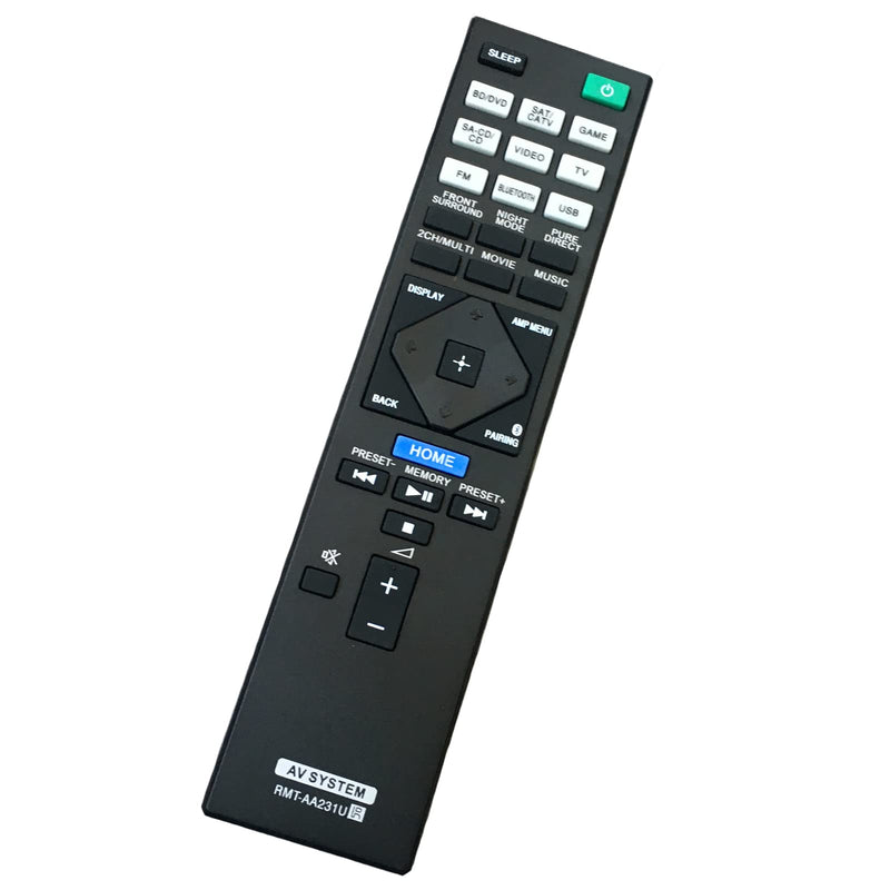  [AUSTRALIA] - RMT-AA231U Replacement Remote Control Compatible for Sony 7.2ch Home Theater AV Receiver STR-DH770 STRDH770