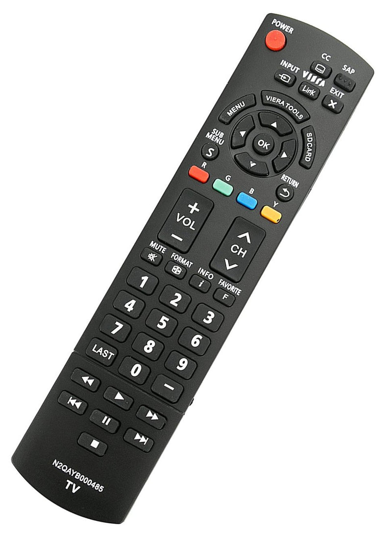 New N2QAYB000485 Remote for Panasonic TV tc-p50c2 TC-L37U22 TC-L37X2 TC-L42D2 TC-L42U22 TC-L42U25 TC-P42C2 TC-P42S2 TC-P42U2 TC-P46C2 TC-P46S2 TC-P50C2 TC-P50S2 TC-P50U2 TC-P50X2 TC-P54S2 - LeoForward Australia