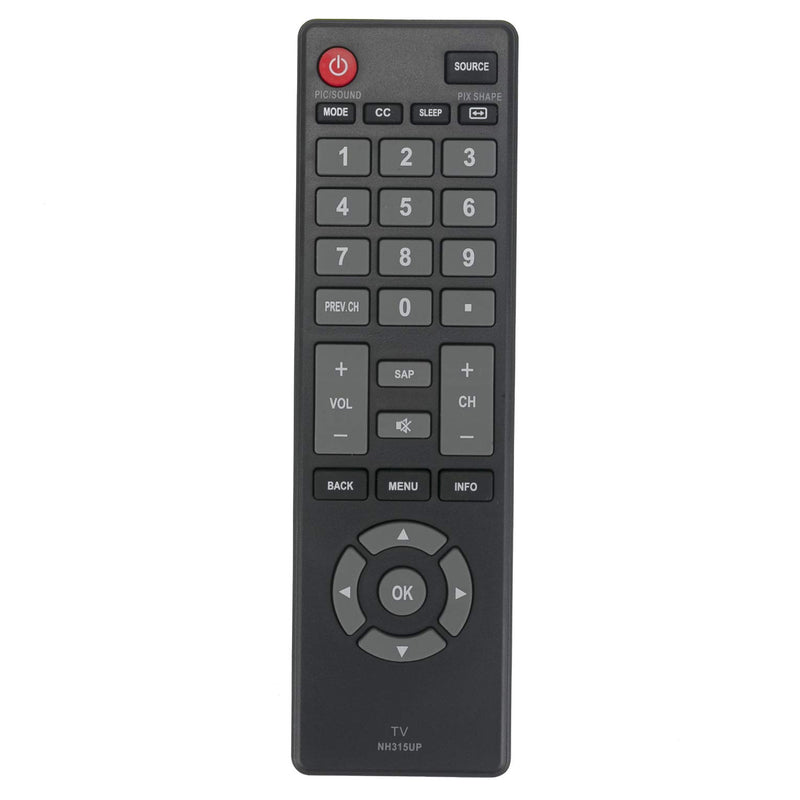 New NH315UP Remote Control fit for Sanyo LED TV HDTV FW32D06F FW40D36F FW43D25F FW50D36F FW55D25F FW32D06F-B - LeoForward Australia