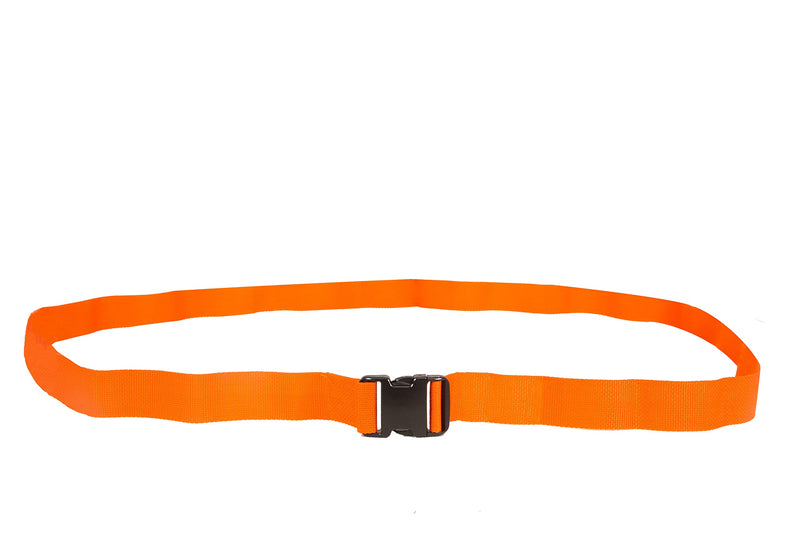  [AUSTRALIA] - Primacare IR-5009-3 Pack of 3 Unisex Restraint Strap with Plastic Buckles for Patients, Adults and Kids, Medical Waterproof Straps with Adjustable Locking for Easy Attachment, 9 Feet, Orange