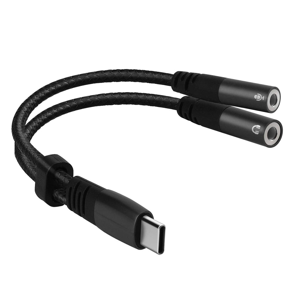  [AUSTRALIA] - USB C Microphone Adapter, ZARSSON USB Type C to 3.5mm Combo Headphone Jack Audio Mic Adapter Y Splitter for Mac Book Pro, i-Pad Pro 2018/2020, OnePlus 7 Pro/8 Pro, Galaxy Note 10/10+/S20/20+/20 Ultra
