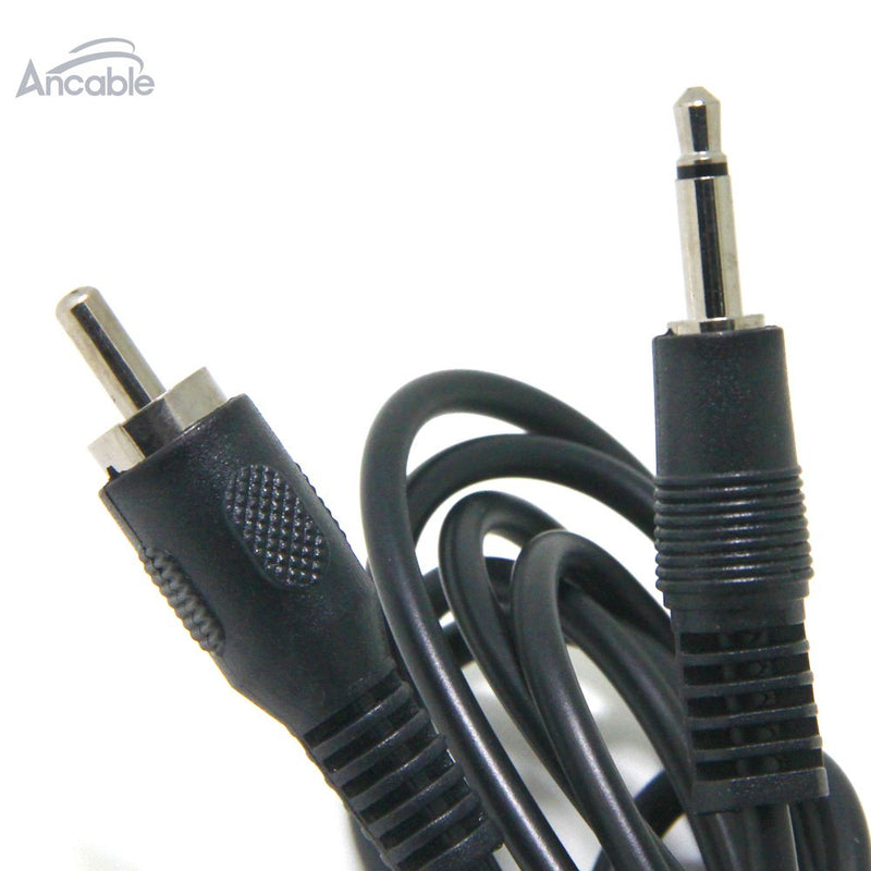 Ancable 2-Pack 6-Feet RCA Male to 3.5mm 1/8" Monaural Mini Mono Male Plug Jack Connector Audio Cable - Trigger Cable for Pre-Amp Subwoofer Soundbar - LeoForward Australia