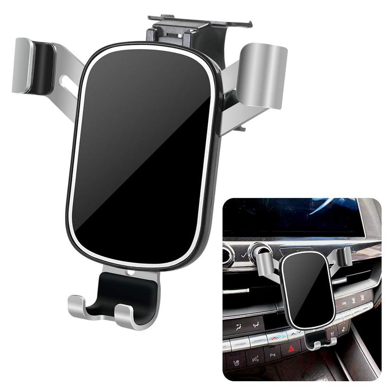  [AUSTRALIA] - musttrue LUNQIN Car Phone Holder for 2020-2023 Cadillac CT5 [Big Phones with Case Friendly] Auto Accessories Navigation Bracket Interior Decoration Mobile Cell Mirror Phone Mount