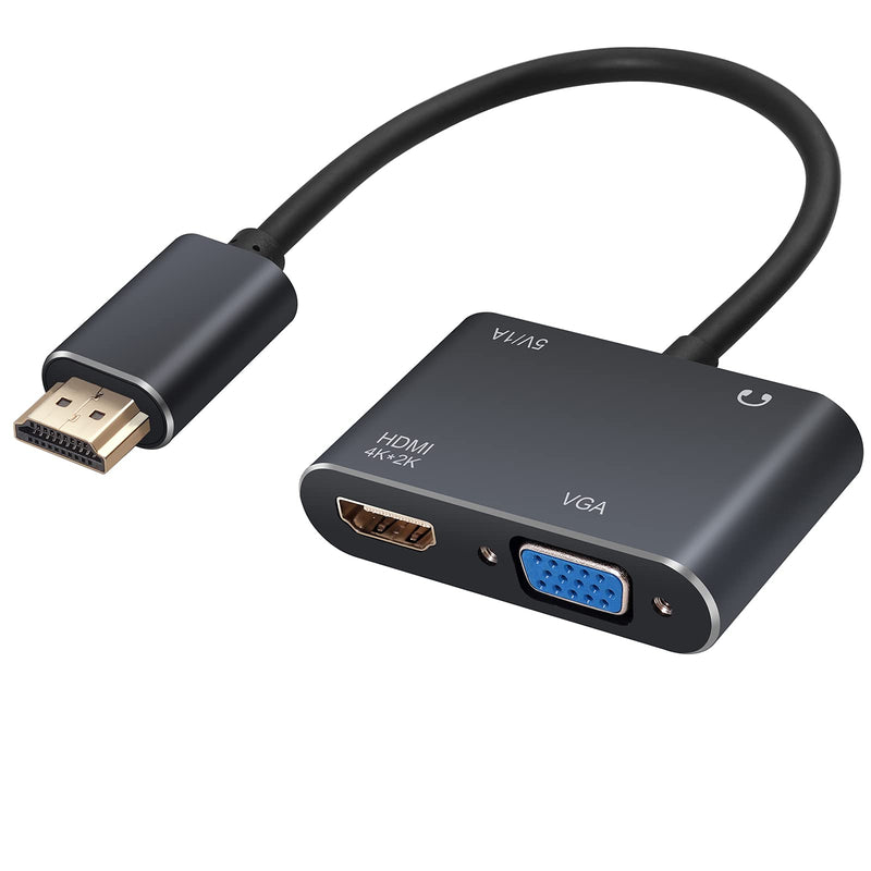  [AUSTRALIA] - LiNKFOR HDMI to VGA + HDMI Adapter