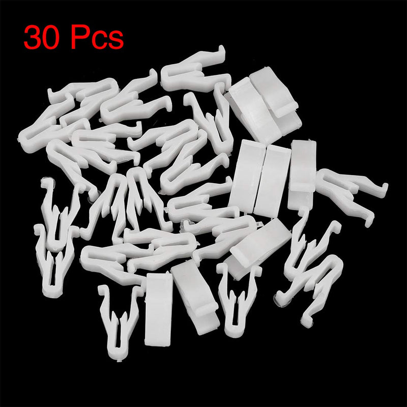 X AUTOHAUX 30pcs White Plastic Nylon Switch Bezel Clip 90467-10203 for Toyota for Lexus 4Runner Camry Corolla Highlander Land Cruiser RAV4 Sienna Tundra Etc - LeoForward Australia