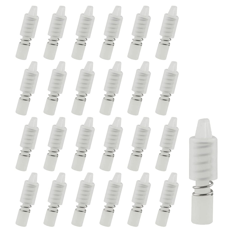  [AUSTRALIA] - Socket Heatsink Cooler Mount Pin DGZZI 25PCS White Heatsink Spring Fixing Rivet Fastener Push Pin Mounting Screw for PC GPU VGA Card Northbridge Chipset Cooling Fan Cooler Heatsink Spring Rivet