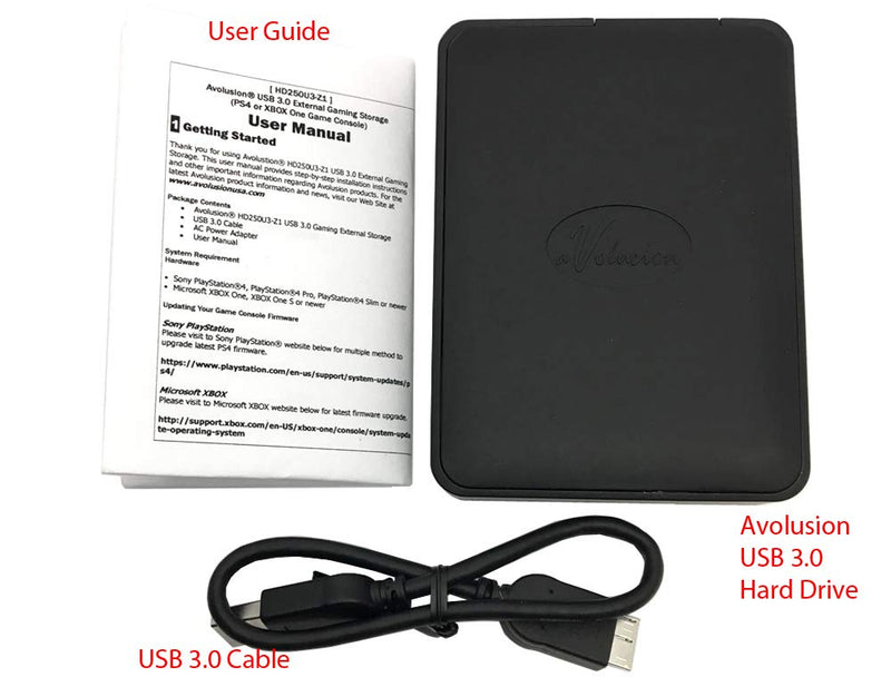  [AUSTRALIA] - Avolusion 2TB USB 3.0 Portable Xbox One External Hard Drive (Pre-Formatted) HD250U3-X1-2TB-XBOX - 2 Year Warranty