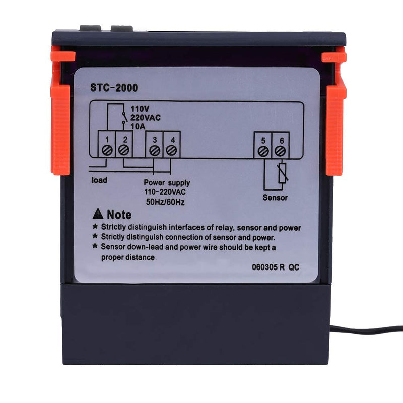  [AUSTRALIA] - STC-2000 Digital Heating and Cooling Mode Temperature Controller Thermostat AC 110V-220V