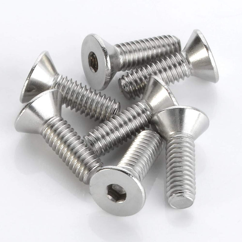  [AUSTRALIA] - 1/4-20 x 1-1/4" Flat Head Socket Cap Screws Countersunk Bolts, Allen Socket Drive, Stainless Steel 18-8 (304), Bright Finish, 50 PCS 1/4-20 x 1-1/4" (50 PCS)