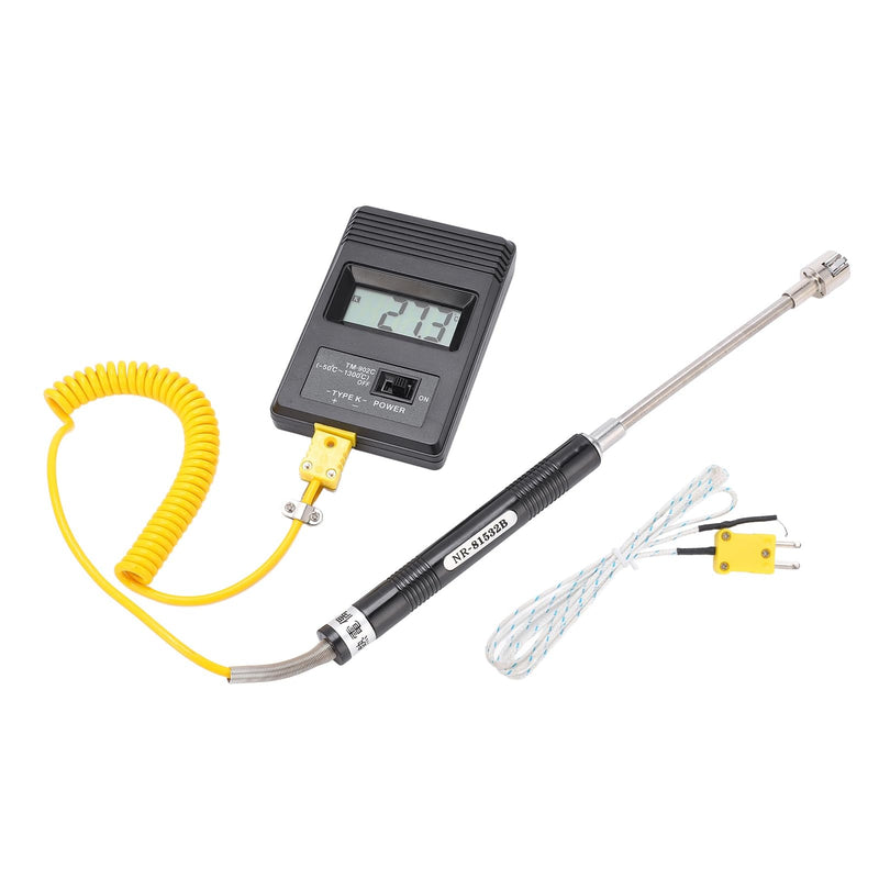  [AUSTRALIA] - Digital Thermometer Tm‑902c K Thermometer Sensor LCD Temperature Detector with Thermocouple ‑50‑500℃ for Liquid and Semi-Solid Measurements