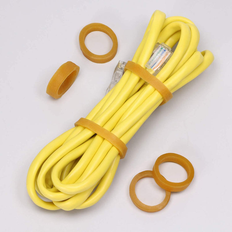  [AUSTRALIA] - ONLYKXY Rubber Bands 23mm OD 16mm ID Silicone Cable Ties Data Lines Silicone Cord Ties Reusable Rubber Rings Power Cable Tie Straps Elasticity Coil Ring Rubber Bands (100 Pieces) 100