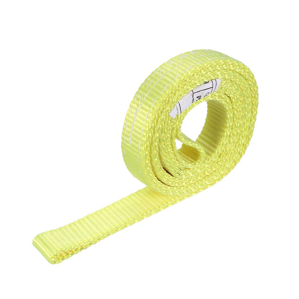  [AUSTRALIA] - uxcell Lifting Web Strap 1" x 4', 2200lbs Capacity, Eye to Eye for Moving Towing Hoisting Work Gear 4'