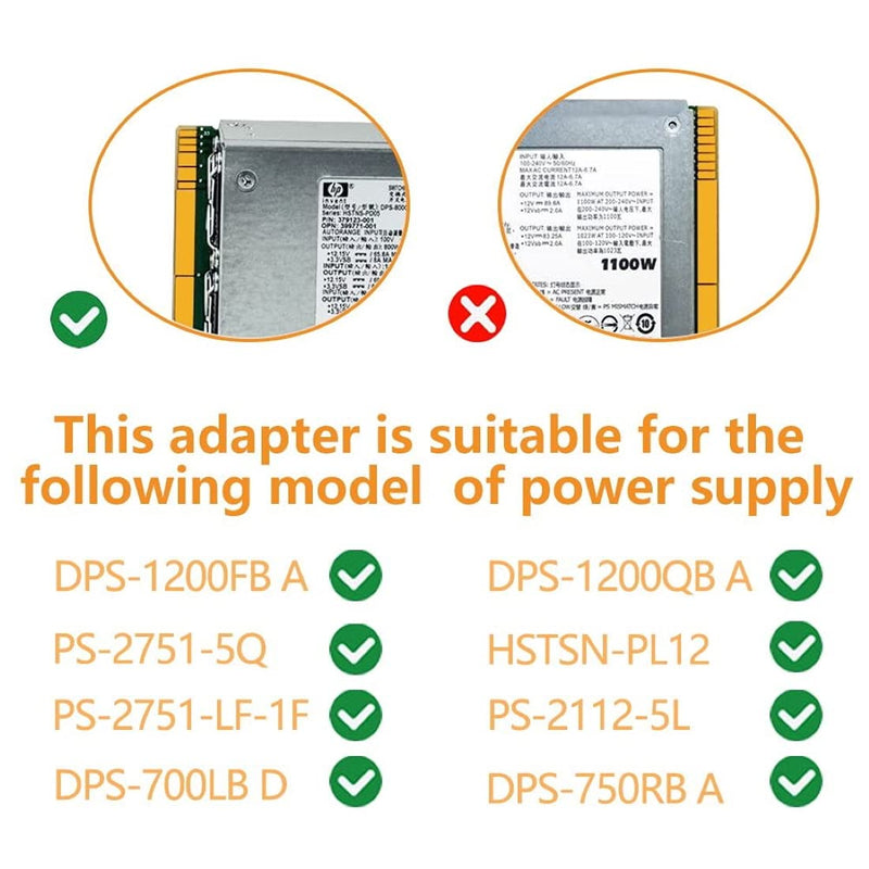  [AUSTRALIA] - Chenyang CY Server PSU Power Supply Breakout Board Adapter 1200W with 17 Ports ATX 6 Pin for DPS-800GB 1200FB 1200QB PSU Power to 17x6Pin