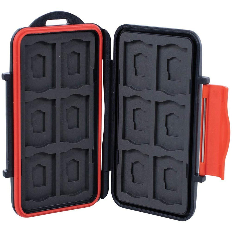Stealth Cam STC-MCSC Memory Card Storage Case, Orange, One Size - LeoForward Australia
