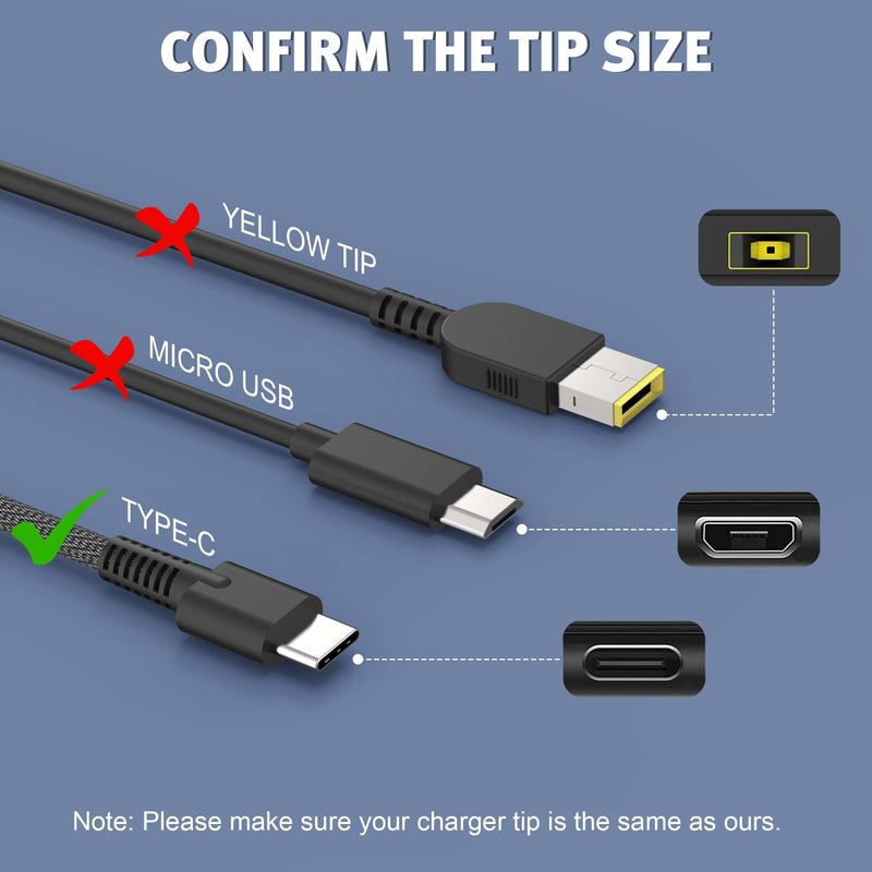  [AUSTRALIA] - New Slim HP 65w USB C Charger，Fit hp EliteBook/Chromebook/Spectre/ProBook Fast Charging Type C Travel Laptop Power Adapter