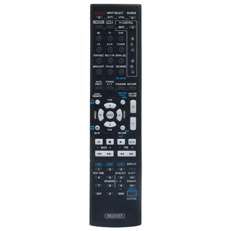  [AUSTRALIA] - AXD7535 Replace Remote Control fit for Pioneer AV Receiver Home Theater Audio Video SX-319V SX-319V-K VSX-519V VSX-519V-K VSX-519V-S SX319V SX319VK VSX519V VSX519VK VSX519VS