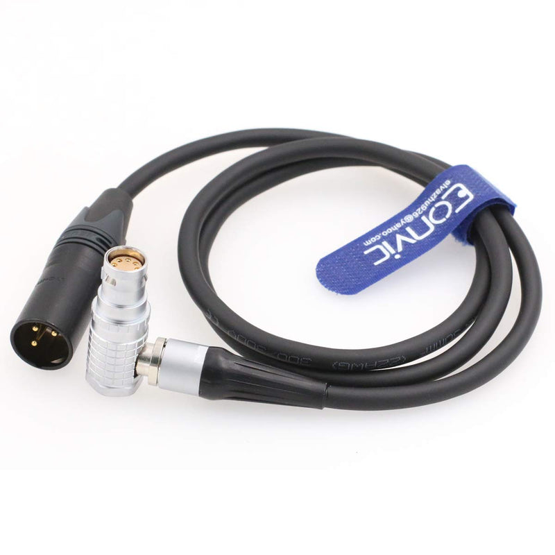  [AUSTRALIA] - Eonvic ARRI Alexa Amira Power Cable 2B.308 to 3 Pin XLR Male Plug (3.28ft/100cm) 3.28ft/100cm