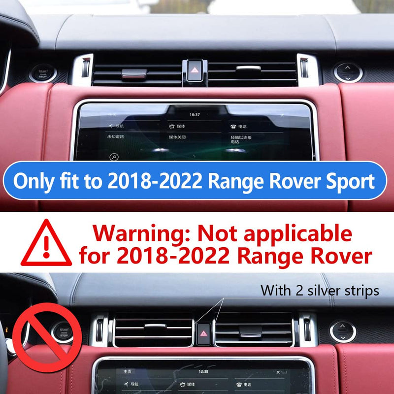  [AUSTRALIA] - musttrue LUNQIN Car Phone Holder for 2018-2022 Land Rover Range Rover Sport Auto Accessories Navigation Bracket Interior Decoration Mobile Cell Phone Mount