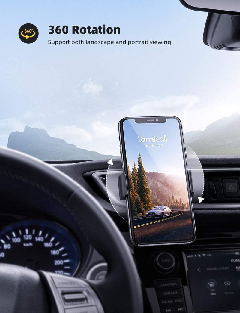  [AUSTRALIA] - Lamicall Cable Clips and Car Vent Phone Mount Holder -Bundles