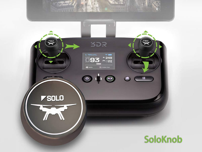  [AUSTRALIA] - Bestem BT-3DRSOLO-KNOB8 Solo 2 Precision Control Knobs for 3DR Solo Quadcopter Controllers, Pair