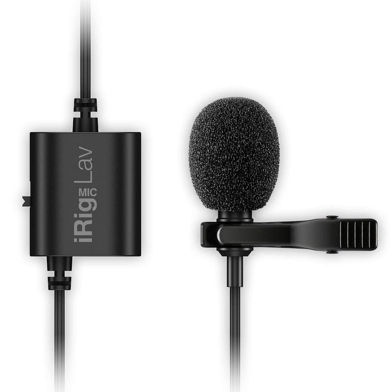  [AUSTRALIA] - IK Multimedia iRig Mic Lav Compact lavalier Microphone for Smartphones and Tablets Single