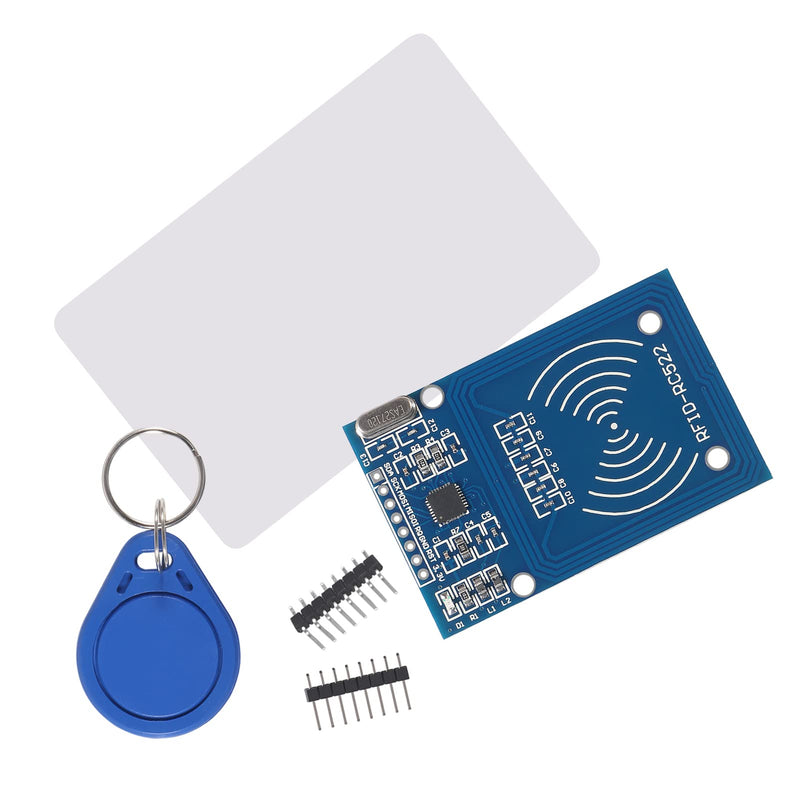  [AUSTRALIA] - Alinan 6pcs RFID Kit Radio Frequency IC Card Induction Sensor Module MFRC-522 with S50 Blank Card and Key Ring for Arduino Raspberry Pi