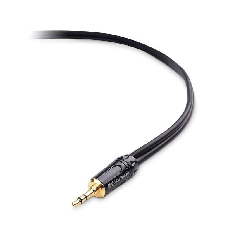  [AUSTRALIA] - Cable Matters 3.5mm 1/8 Inch TRS to 2 XLR Cable 6 ft, Male to Female Aux to Dual XLR Breakout Cable
