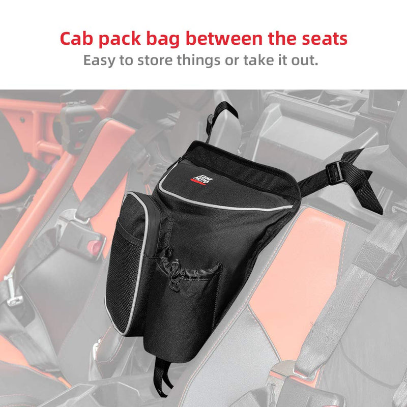  [AUSTRALIA] - UTV Storage Bag Compatible with Can am Commander 800 1000 MAX DS RS XC R DPS X XT XT-P Center Seat Shoulder Storage Bag Cab Pack