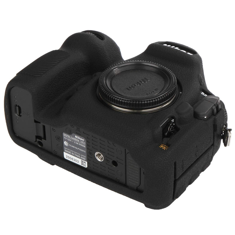  [AUSTRALIA] - Easy Hood Camera Case for Nikon D850 Soft Silicone Rubber Camera Protective Body Case Skin for Nikon D850 Camera Bag Protector Cover (Black) Black
