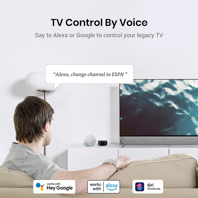  [AUSTRALIA] - BroadLink TV Universal Remote, Alexa Voice Control for Samsung TCL RoKu VIZIO TV and More, All Samsung LCD LED HDTV 3D Smart TV Models, BN59-01199F BN59-01259E. Works with Alexa, Google Home, IFTTT