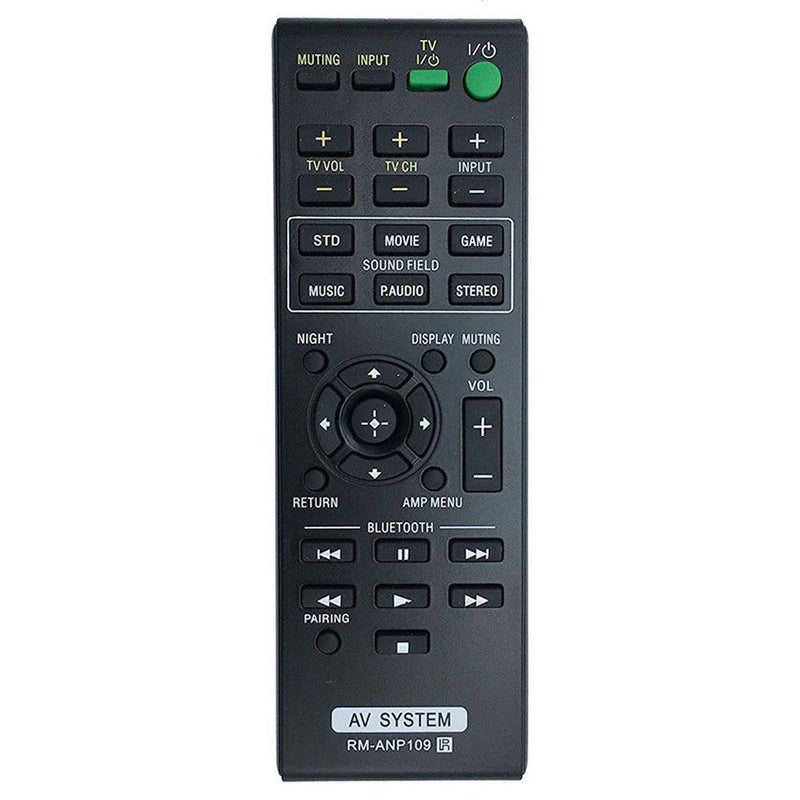 New RM-ANP109 Replace Remote Control fit for Sony Audio Video Home Theater Sound AV System HT-CT260 HT-CT260C HT-CT260H HT-CT260HP HT-CT260W SA-CT260 SA-CT260H SA-WCT260H PN1H Sub RM-ANP084 - LeoForward Australia