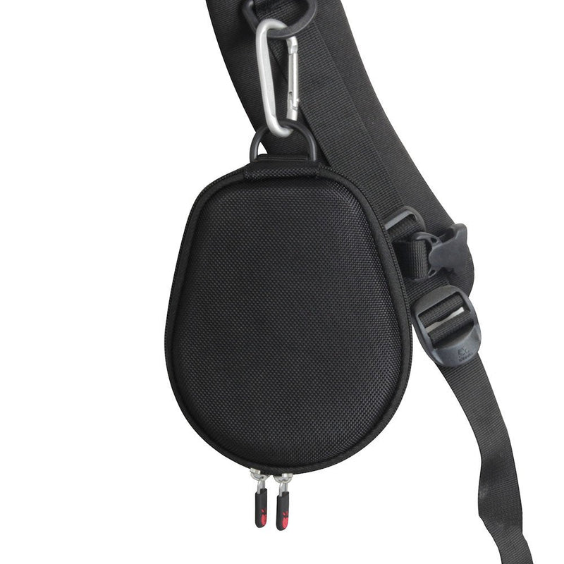  [AUSTRALIA] - Hermitshell Hard Case for AfterShokz Trekz Air/AfterShokz Aeropex/Titanium Mini/Shokz OpenRun Pro Open Ear Wireless Bone Conduction Headphones AS650 / AS800 (Black) (Only Case) Black